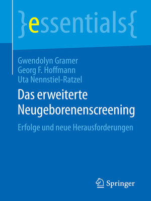 cover image of Das erweiterte Neugeborenenscreening